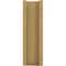 Ekena Millwork 7 1/2-in W x 30-in D x 30-in H Imperial Slat Rough Cedar Woodgrain TimberThane Outlooker, Primed Tan OUTUR075X30X30IMP24RCPR - alternate 4